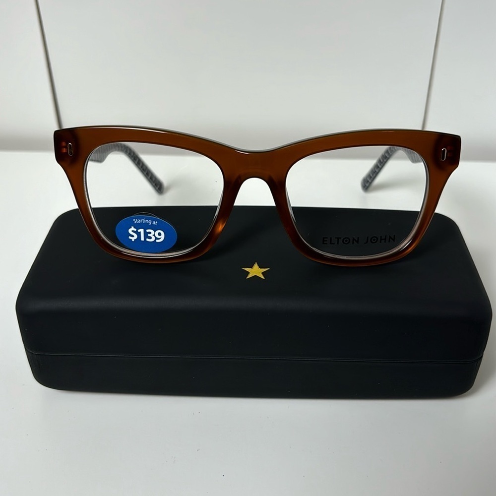 ☀️NWT Elton John Fashion Glasses Chaperone